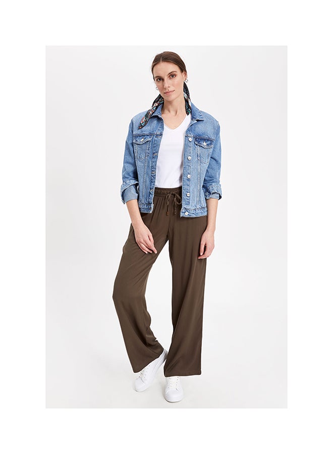 ديفاكتو بنطال مناسب بمقاس مريح أخضر - Image 2