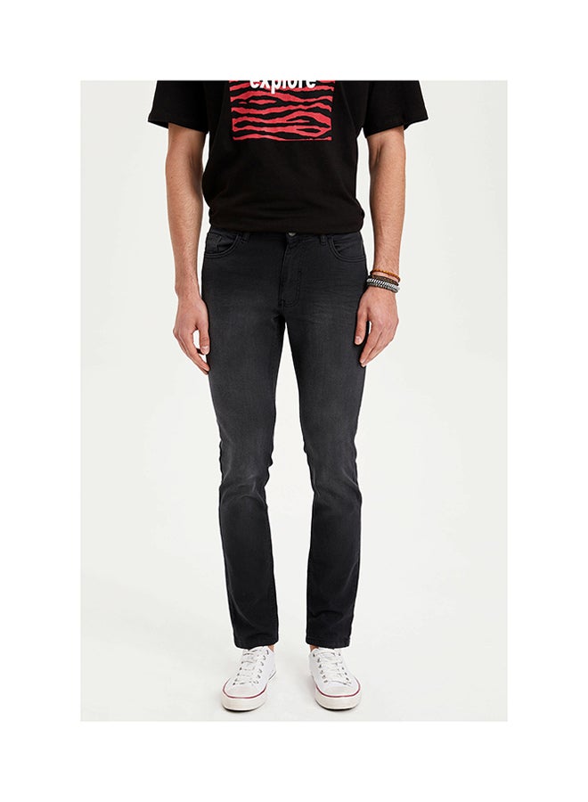 ديفاكتو بنطال بيدرو بقصة ضيقة أسود - Image 1