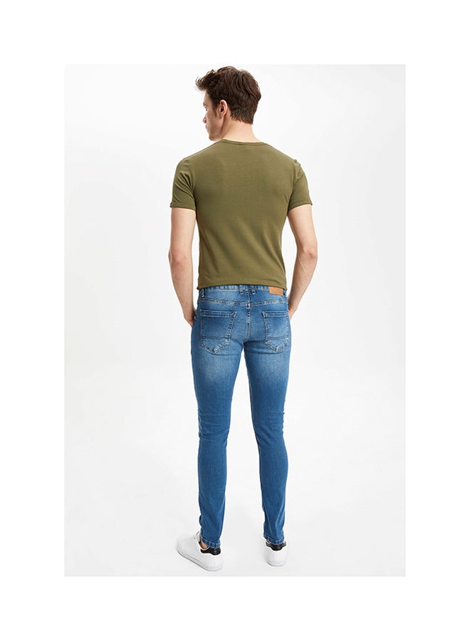 DeFacto Martin Super Skinny Fit Jeans Blue  - Image 2