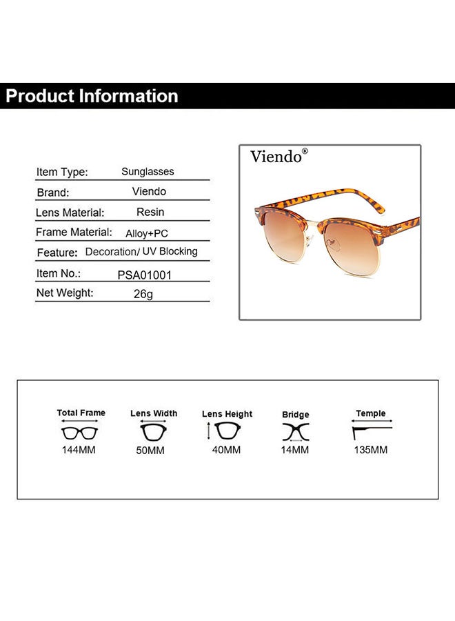 Viendo Classic Clubmaster Vintage Sunglasses - Lens Size: 40 mm  - Image 3