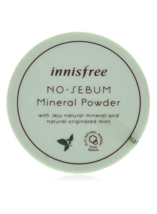 إنِّسفري بودرة معدنية نو-سيبوم للبشرة أزرق