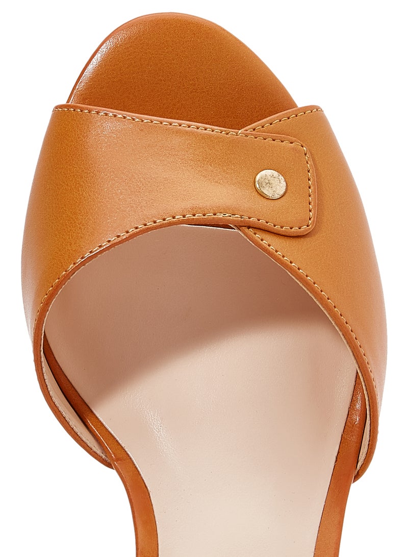 ناين ويست صندل باتيام برباط كاحل بني - Image 3