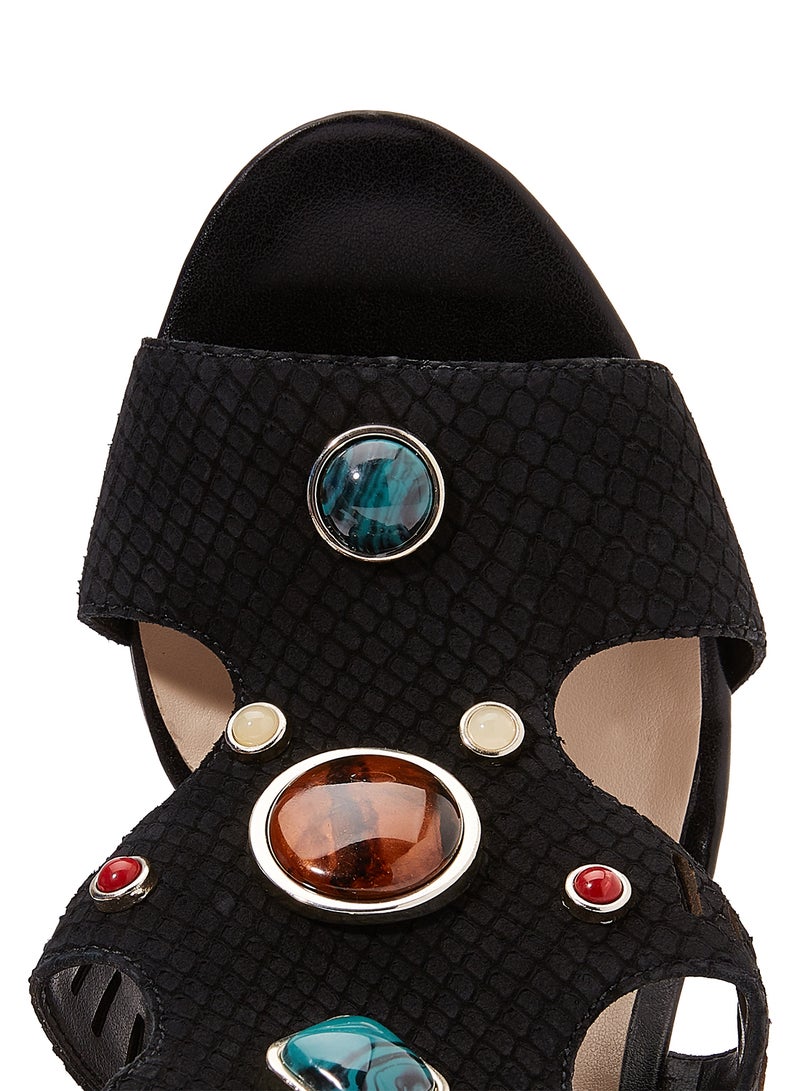 NINE WEST Chervil Sandals Black - Image 3