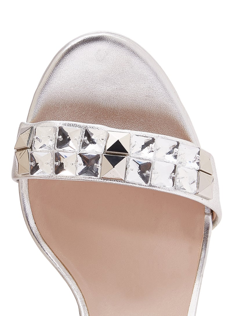 NINE WEST - Dallerly Sandals Silver - Image 1