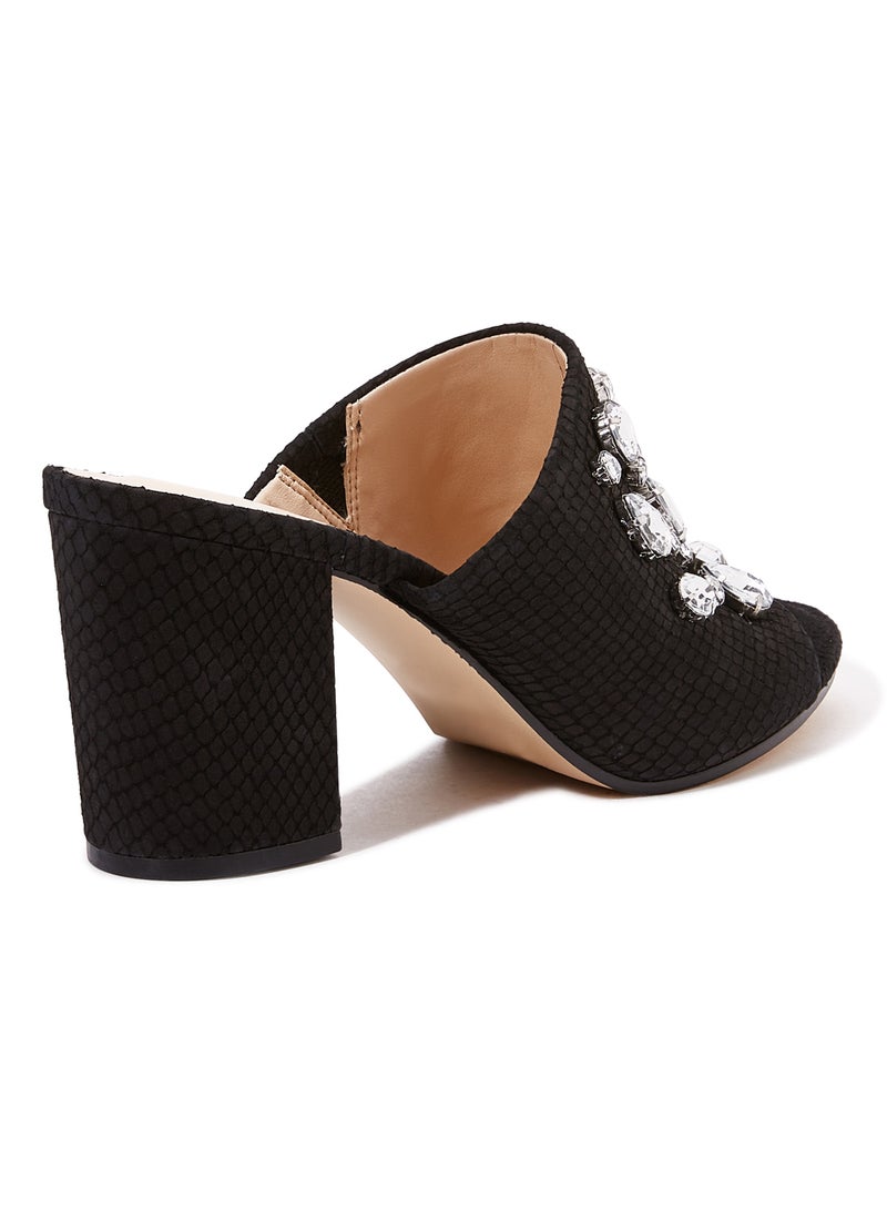 NINE WEST Gretten Sandals Black - Image 2