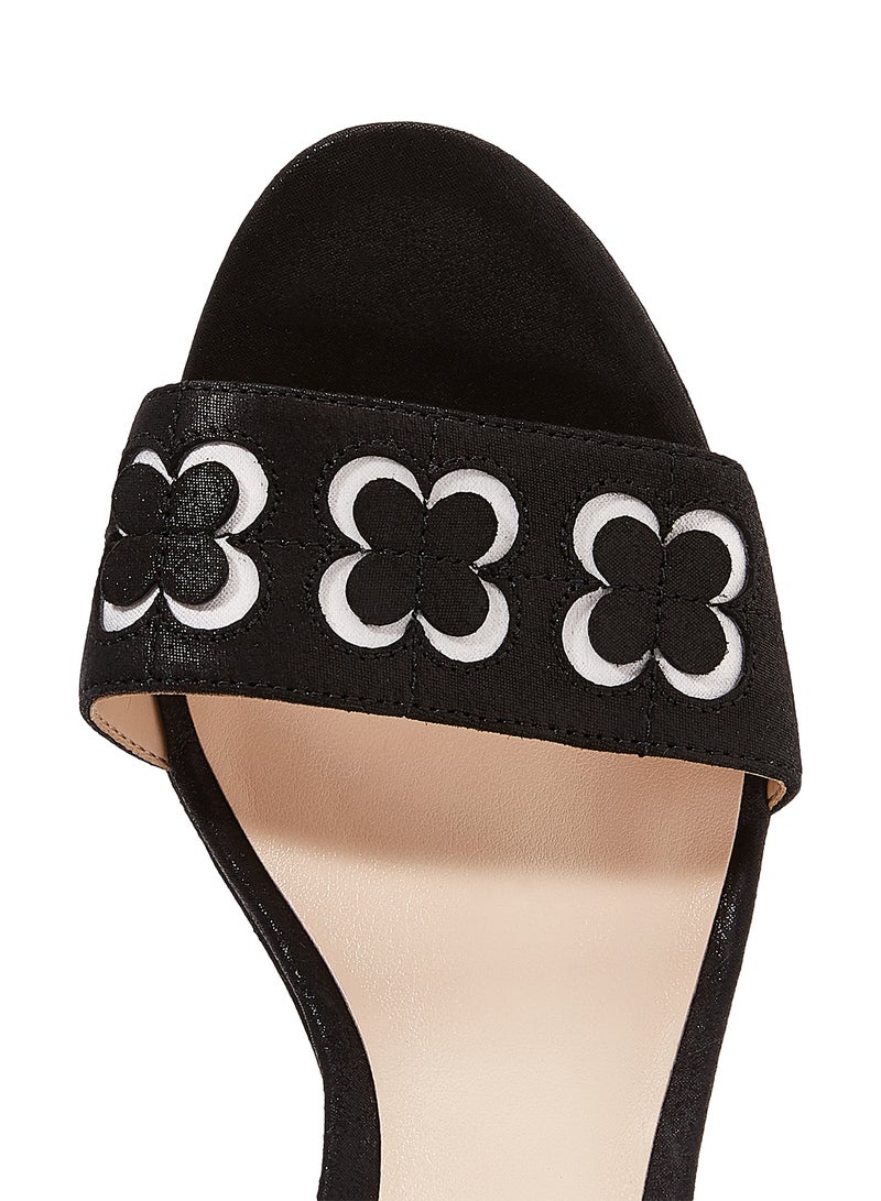 NINE WEST Julian Ankel Strap Wedges Black - Image 5