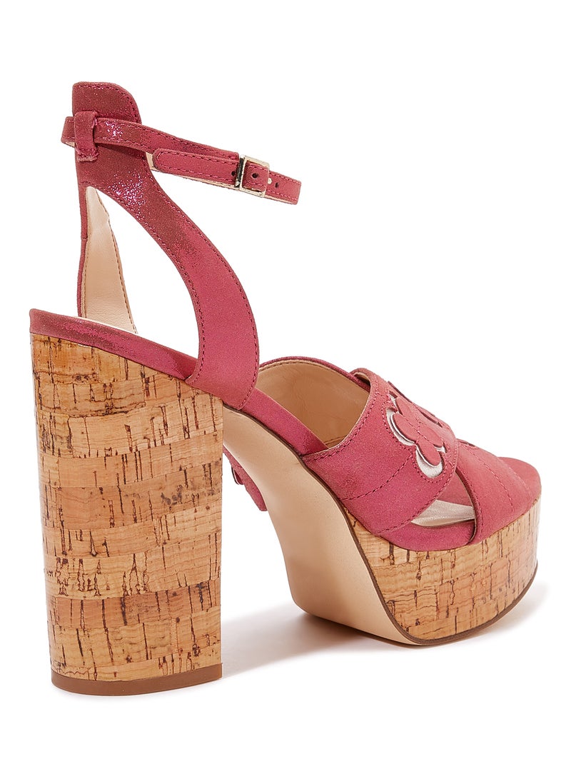 NINE WEST - Koolkat High Heeled Sandals Pink - Image 1