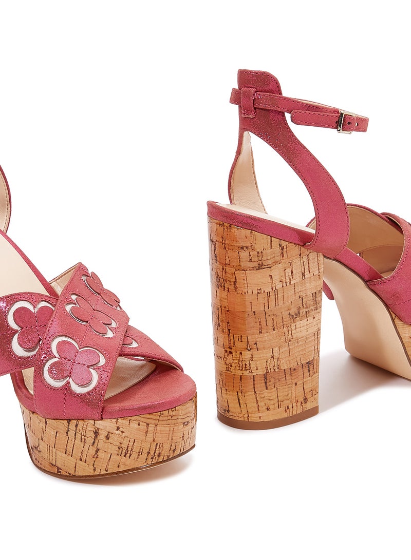 NINE WEST - Koolkat High Heeled Sandals Pink - Image 1