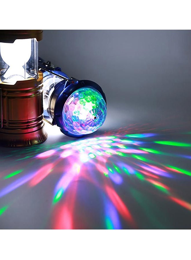 بيوينتي فانوس 3 في 1 دوار وقابل للشحن بإضاءة LED وكرة ذات تأثير عجيب متعدد الألوان 10x21سم - Image 2