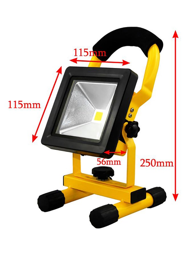 بيوينتي مصباح LED محمول وقابل لإعادة الشحن أصفر 12x15سم - Image 2