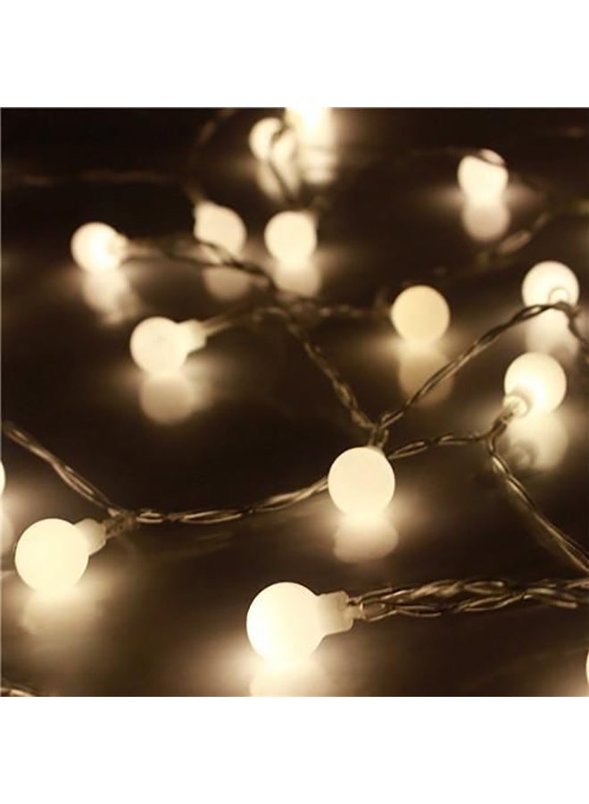 بيوينتي شريط أضواء LED مكون من 40 مصباحاً على شكل كرة أبيض 10 x 11سم - Image 2