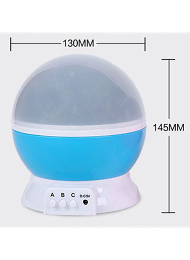 بيوينتي مصباح ليلي وجهاز بروجيكتور بطابع سماء مرصعة بالنجوم والقمر متعدد الألوان 13 x 14.5سم - Image 2