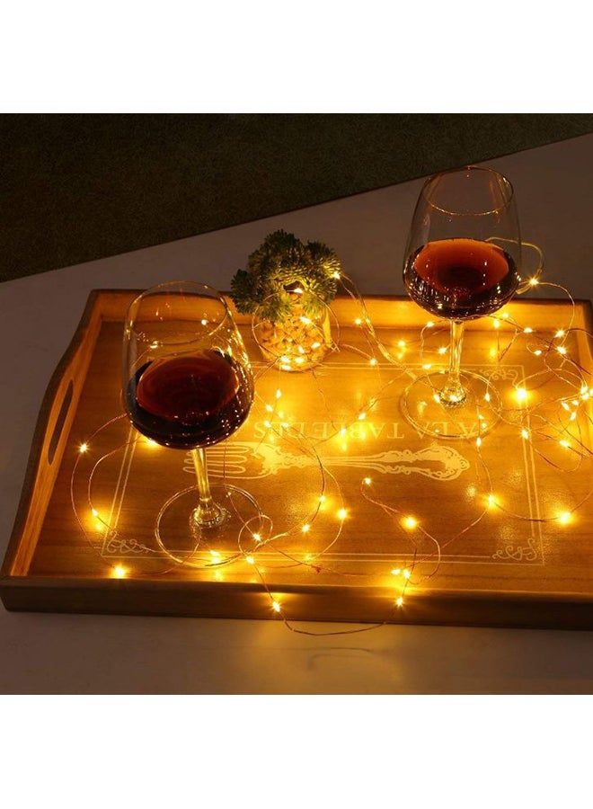 80-LED Fairy String Light Yellow