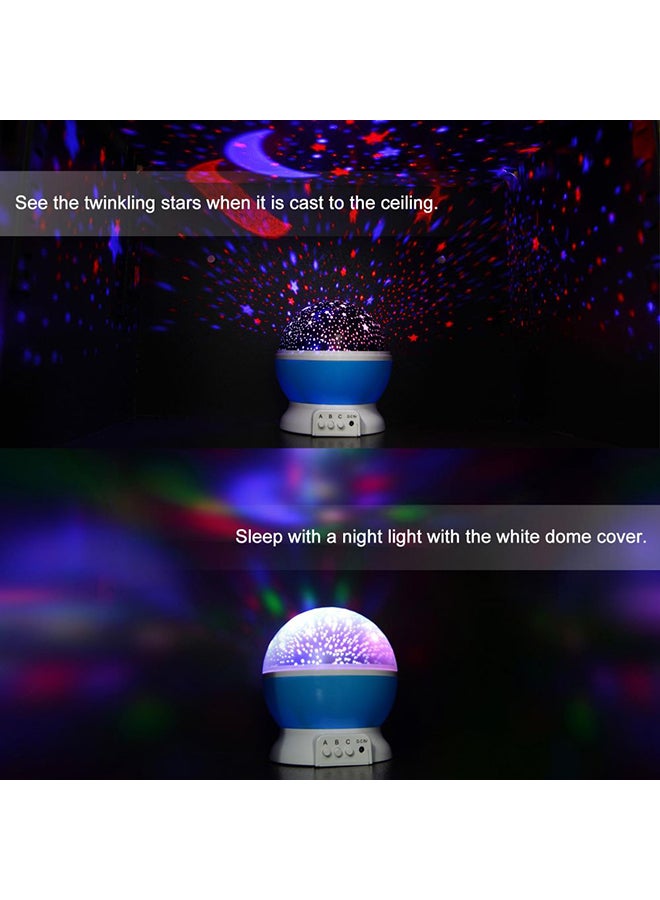 بيوينتي مصباح LED ليلي بتصميم قمر ونجوم متعدد الألوان 13 x 13سم - Image 4