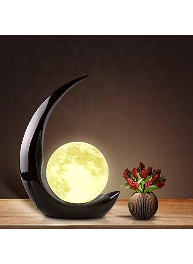 Beauenty 3D USB LED Moon Lamp White/Beige 18cm - Image 3