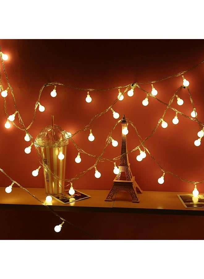 بيوينتي سلسلة مصابيح LED بتصميم كروي أبيض 13x16سم - Image 3