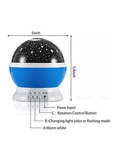 Beauenty Starry Sky And Moon Projector Night Lamp Multicolour 13 x 14.5cm  - Image 3