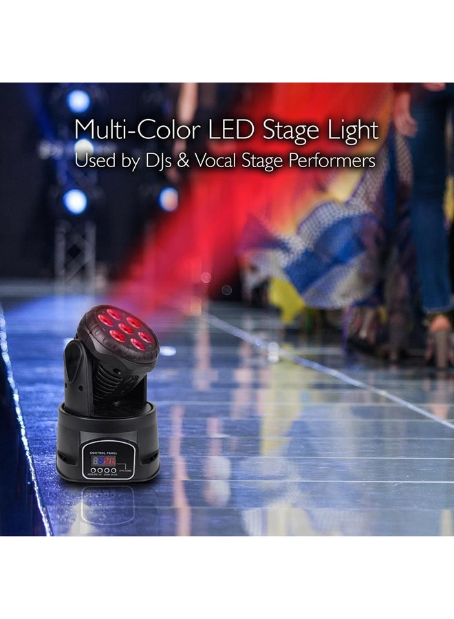 Beauenty Rotating Moving Stage Light With LED Projector Bulb Black/Blue 12 x 11cm - Image 3