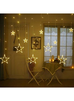 بيوينتي شريط إضاءة LED للديكور بشكل نجوم أبيض 13 x 20سم  - Image 2