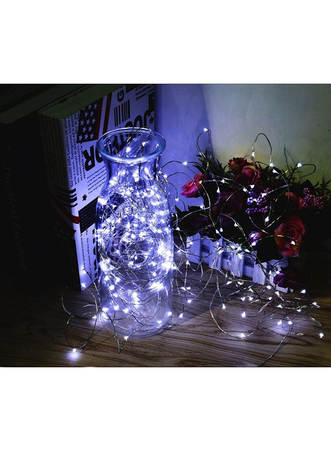 بيوينتي طقم شريط إضاءة LED بتصميمٍ ساحر يعمل بالطاقة الشمسية مكون من 4 قطع أبيض/ أسود ‎ 14.7 x 11.2 x 4.4سم - Image 2