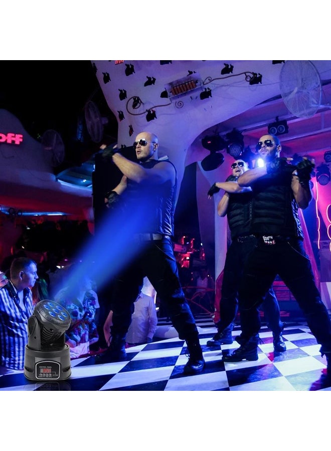 Beauenty Rotating Moving Stage Light With LED Projector Bulbs Black/Blue 3 x 20cm - Image 2