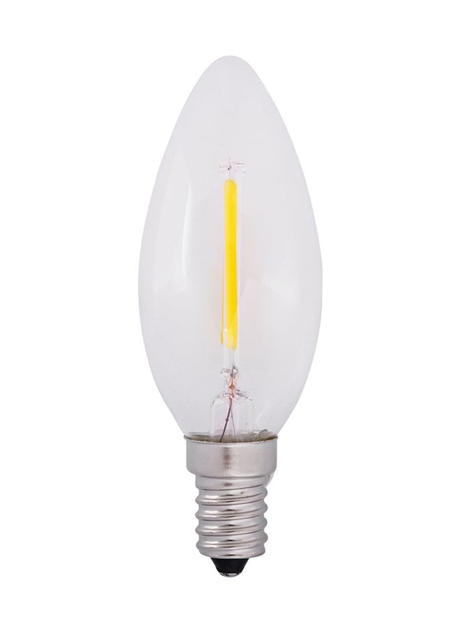 Beauenty LED Filament Candle Bulb White 14x14centimeter  - Image 2