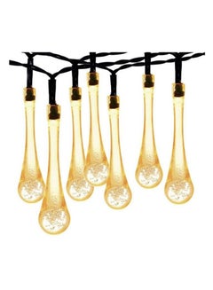 بيوينتي سلسلة مصابيح بـ30 مصباح LED تعمل بالطاقة الشمسية أبيض 9x29سم  - Image 2
