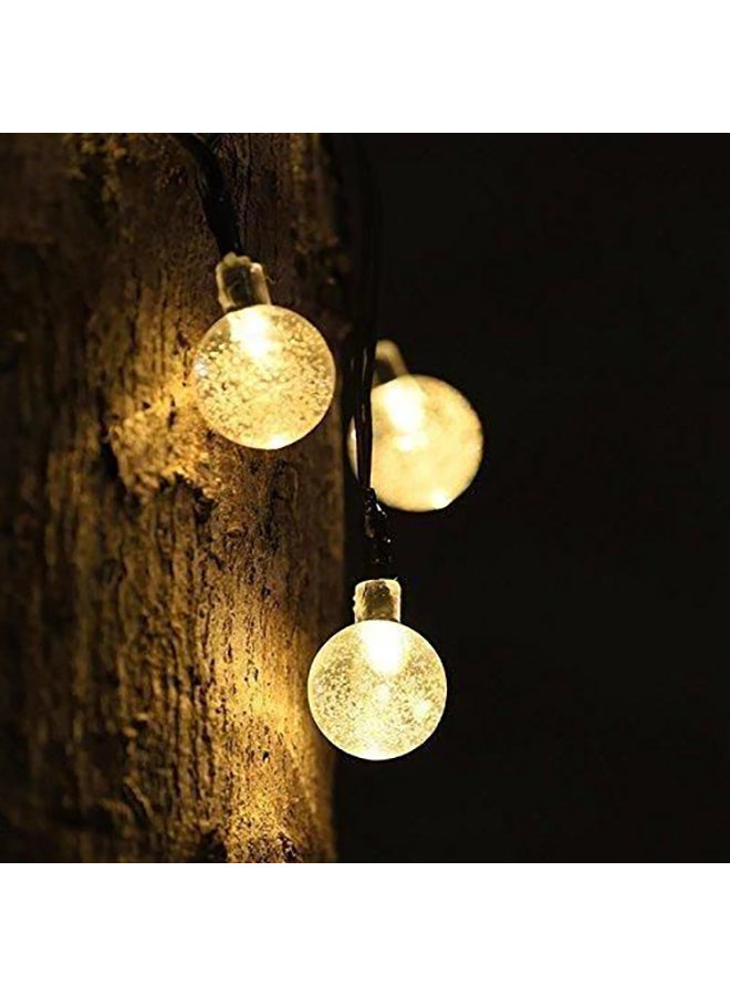 Beauenty - 20 LED Solar String Light For Christmas White 10x10centimeter White 10x10cm - Image 1