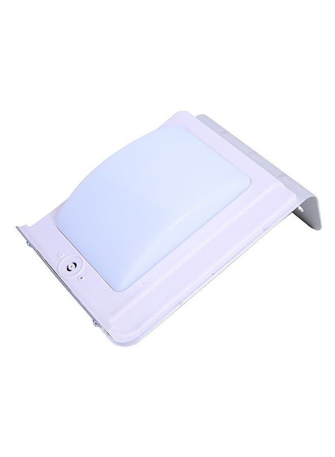 Beauenty - 16 LED Solar Power Motion Sensor Garden Security Lamp White/Black - Image 1