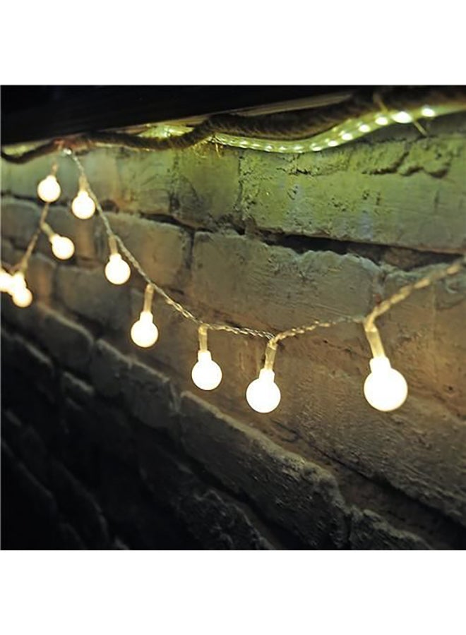 بيوينتي شريط إضاءة LED من 40 مصباح بنمط خيالي أصفر 9x20سم - Image 2