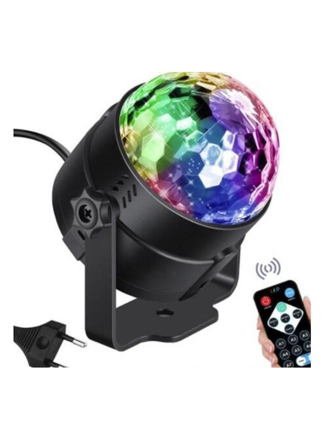 بيوينتي مصباح LED بتصميم على شكل كرة ديسكو متوهجة ساحرة مع جهاز تحكم عن بُعد ويمكن التحكم به يدوياً أسود - Image 2