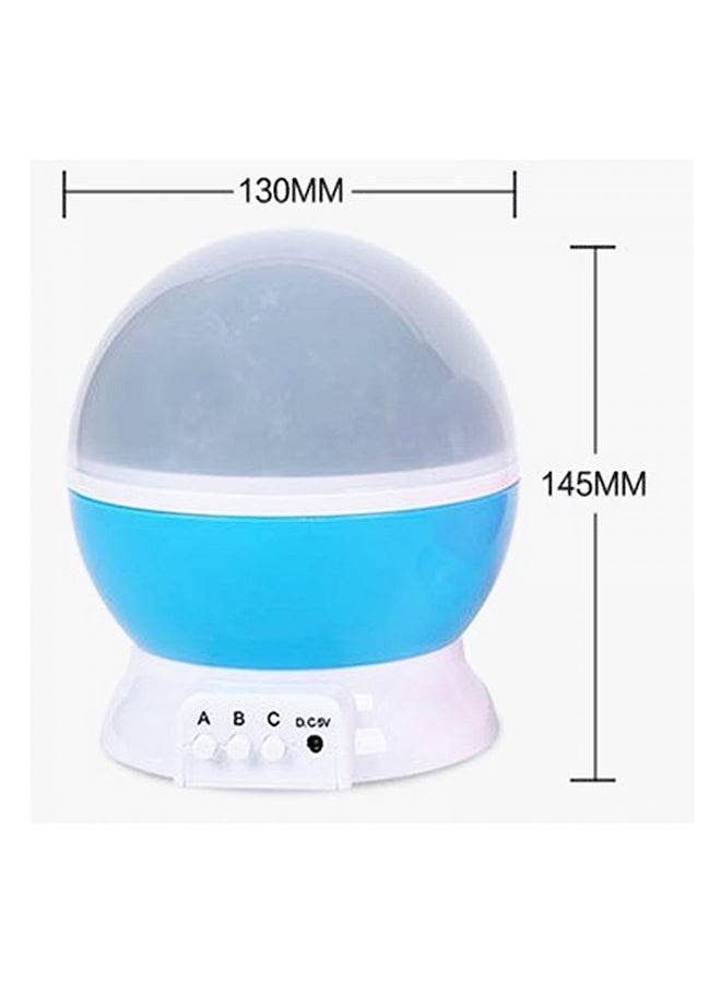 بيوينتي مصباح بروجيكتور ستارلايت بإضاءة على شكل أقمار ونجوم أسود / أبيض / أزرق - Image 2