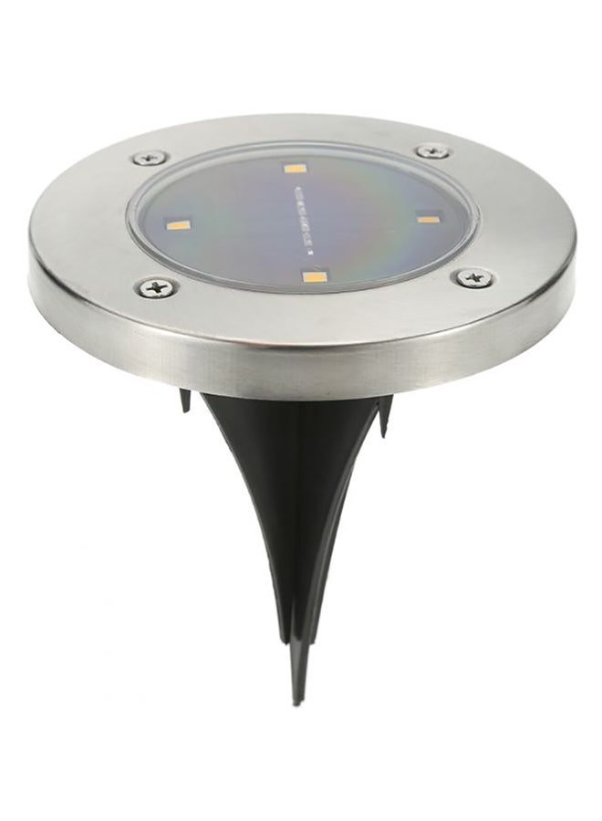 Beauenty 4 Pack Solar Powered Ground Light Silver/Black - Image 3