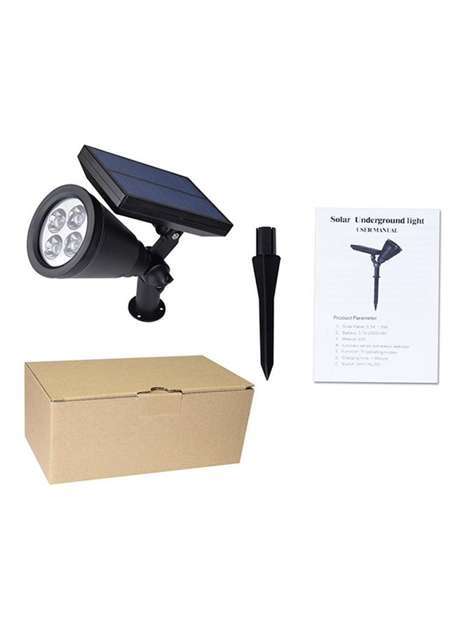 Beauenty Waterproof Outdoor Solar Light Black 8x15cm - Image 3