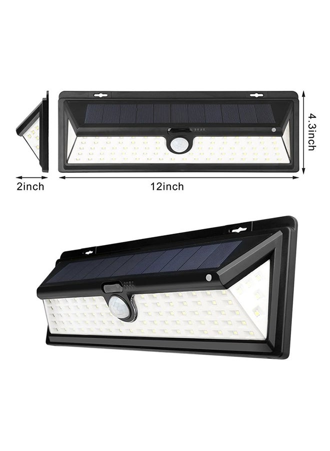 Beauenty Solar Powered Outdoor Wall Lamp Black/White 12 x 4.3inch - Image 2