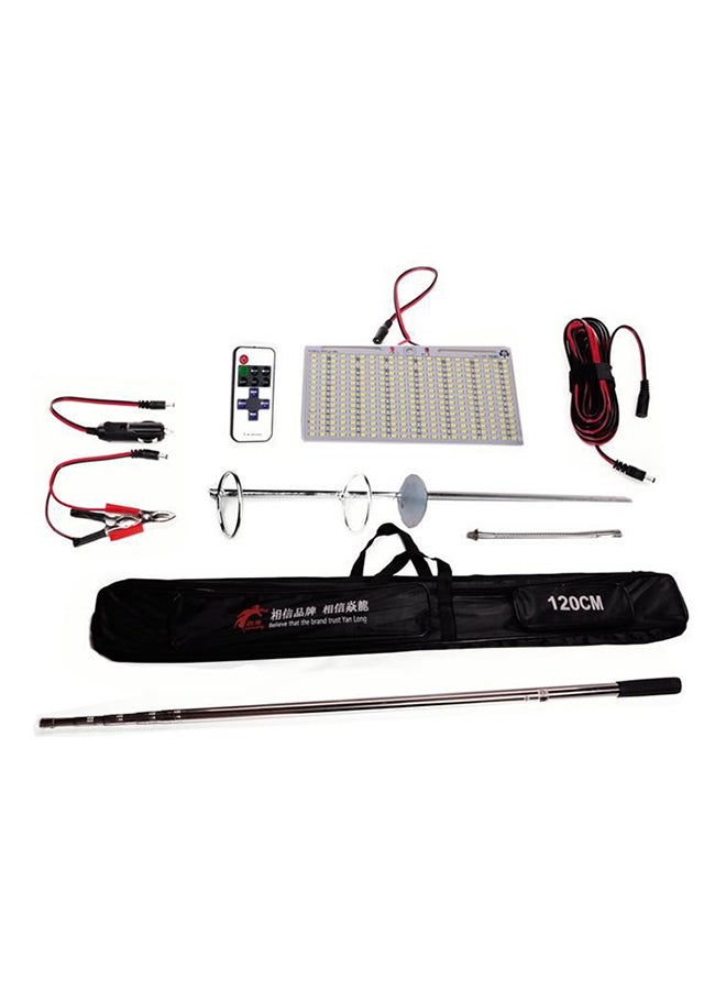 بيوينتي مصباح للتخيم بطول 6 أمتار وفرق جهد 12 فولت وقدرة 380 وات أبيض 5x8سم - Image 3