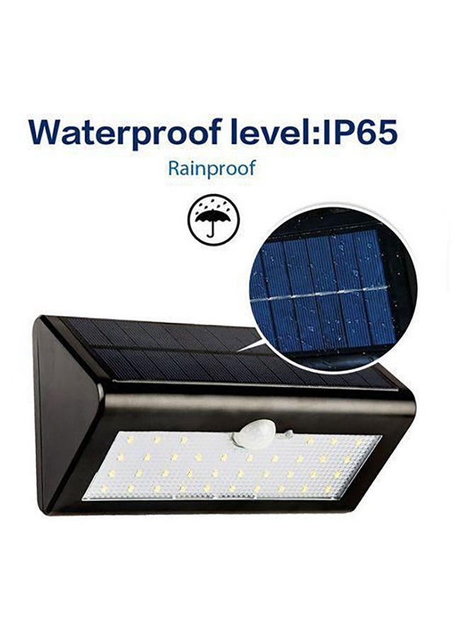 Beauenty 38LEDs Solar Powered Motion Sensor Detector Wall Light Black 10x13cm  - Image 2