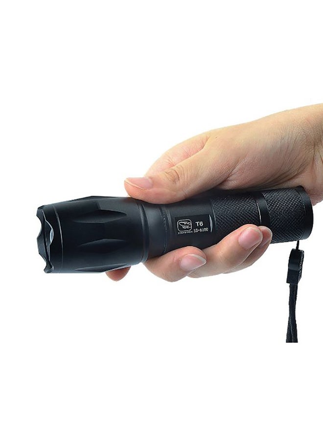 Beauenty 2000 Lumens Adjustable Focus Zoomable Flashlight Black 4x13cm  - Image 3