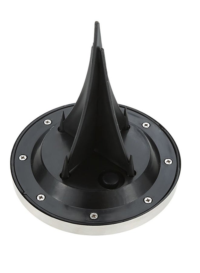 Beauenty 4 -Piece  Solar Powered Ground Light Grey/Silver/Black 7x12centimeter - Image 2