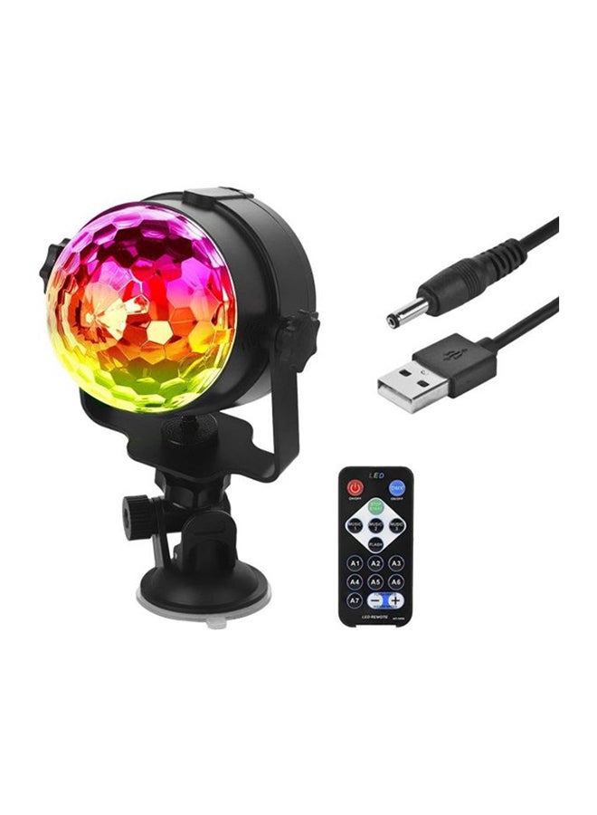 بيوينتي مصباح بتصميم كروي مزود بعدد 7 ألوان للمسرح متعدد الألوان 12x11سم - Image 2