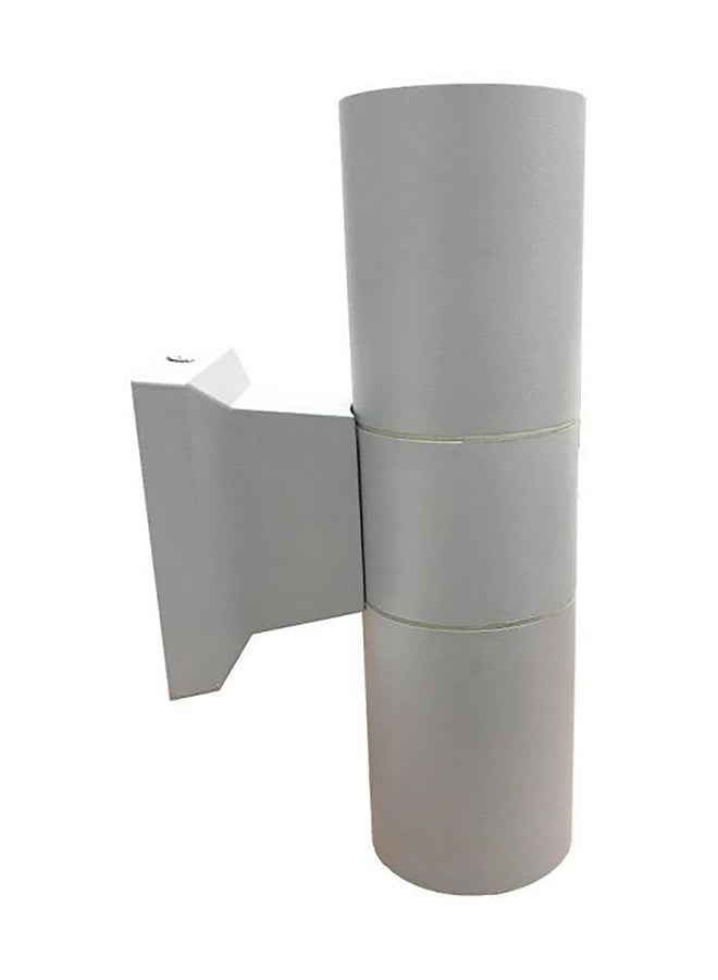 بيوينتي مصباحان بهيكل أسطواني مصنوع من الألومنيوم ومزود بغطاء من الزجاج أبيض 10x9سم - Image 2