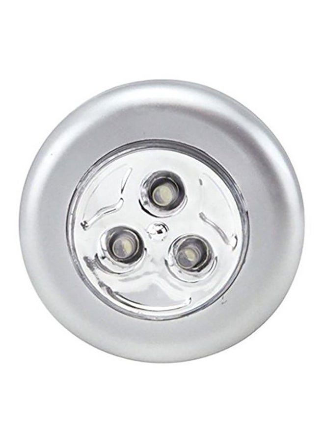 بيوينتي مصباح ليلي LED لاسلكي يعمل بالبطارية أبيض 2x11سم - Image 2