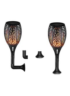 بيوينتي مجموعة مصباح إنارة لاسلكي من قطعتين أسود 3 x 14سم  - Image 2