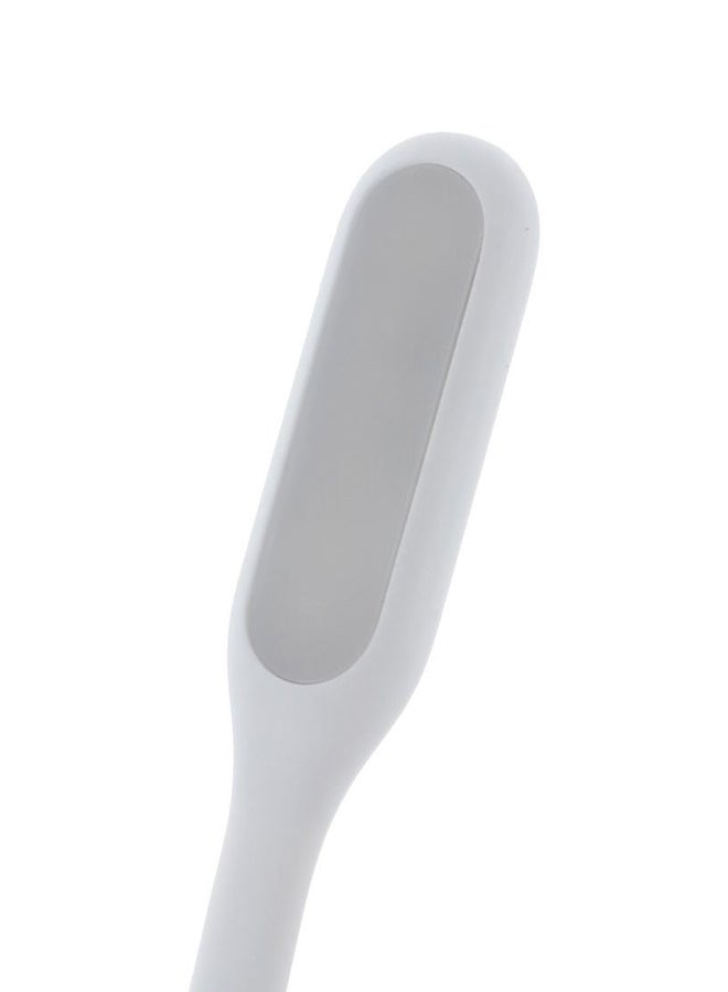 بيوينتي مصباح قراءة بإضاءة LED محمول وقابل للتعديل ومزود بمنفذ USB أبيض 8 x 5 x 8سم - Image 4