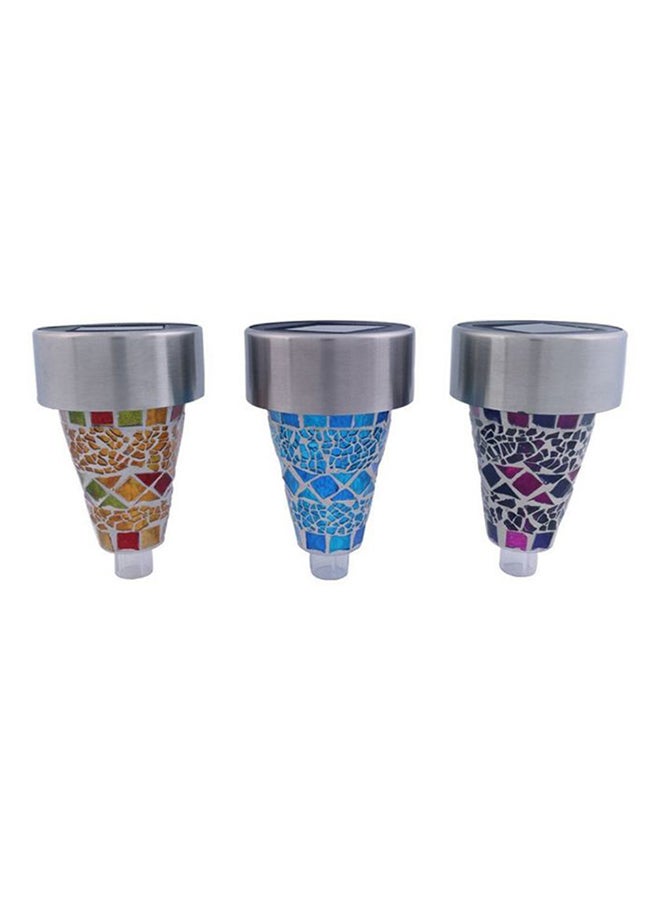 Beauenty 3-Piece Solar Energy Powered Decoration LED Light Multicolour 10x18cm  - Image 2