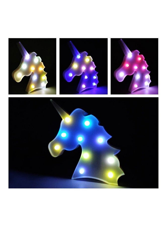 بيوينتي مصباح ليلي على شكل يونيكورن أبيض 7 x 11سم - Image 4