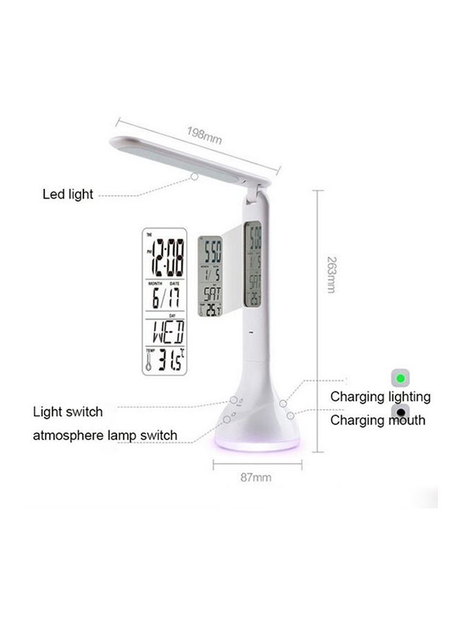 بيوينتي مصباح LED للمكتب قابل للطي ومزود بخاصية خفض الإضاءة أبيض 4x4Ø³Ù†ØªÙŠÙ…ØªØ± - Image 2