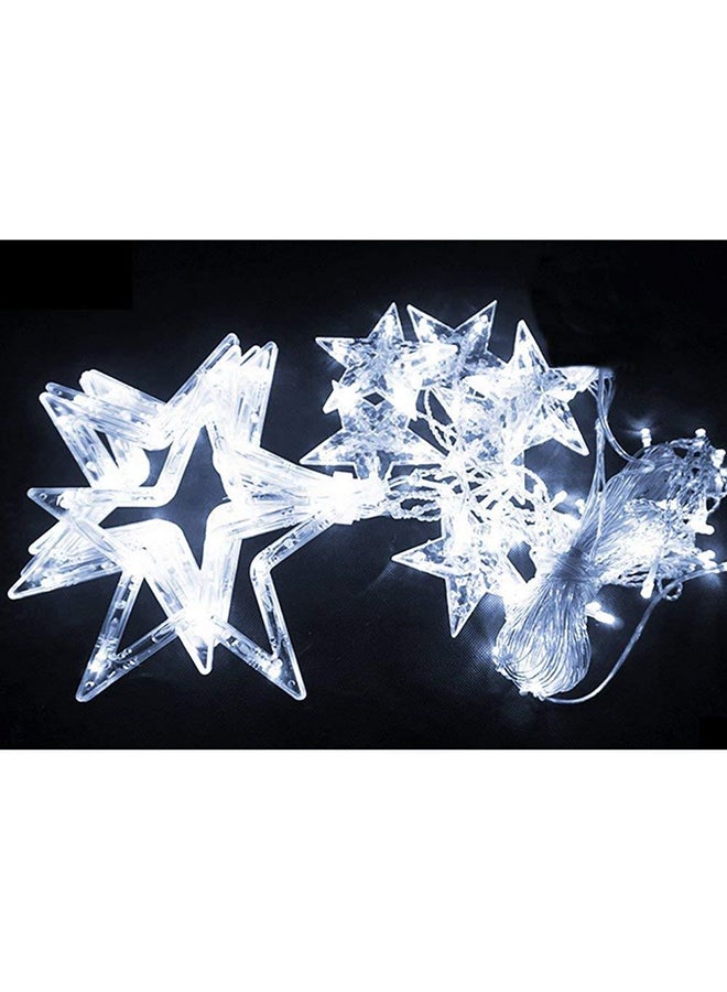 بيوينتي شريط ضوء LED على شكل نجوم أبيض 250 x 200سم - Image 2