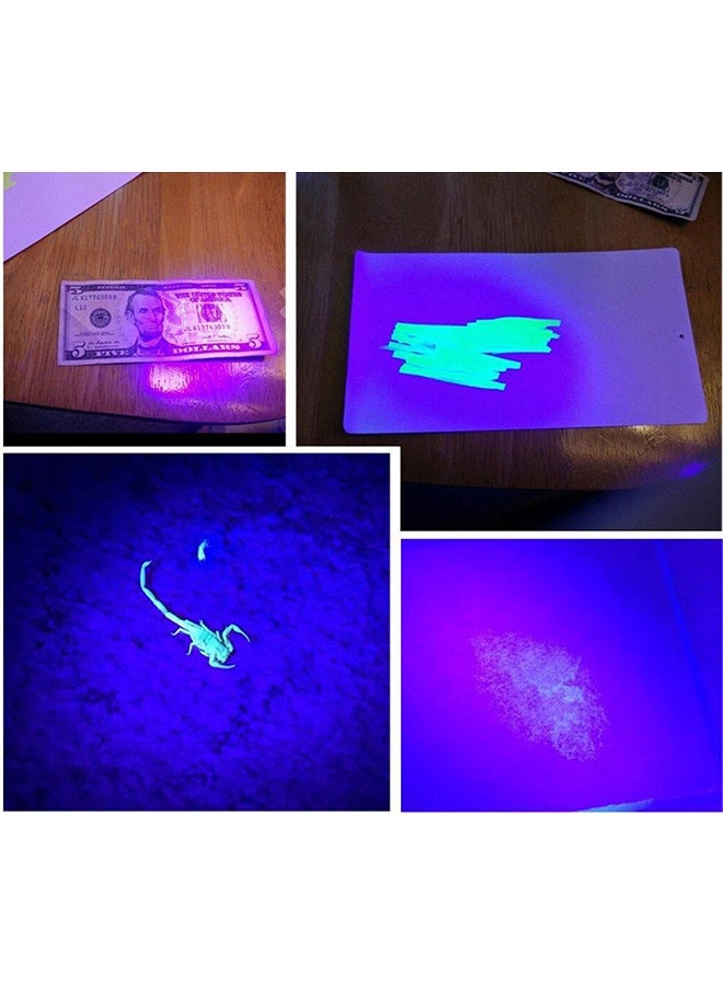 بيوينتي - مصباح كاشف للضوء الأسود من 51 ضوء LED أسود 14.7 x 3.6 x 5.6سم - Image 1