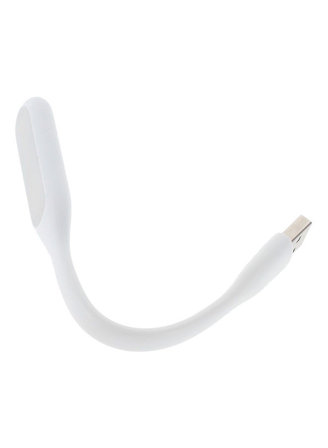 بيوينتي مصباح قراءة بإضاءة LED محمول وقابل للتعديل ومزود بمنفذ USB أبيض 8 x 5 x 8سم - Image 2